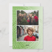 写真 – Bohemian Dot Circle – 緑ファンキー シーズンカード (裏面)