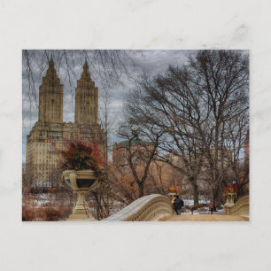 写真:Bow Bridge in Central Park, NYC ポストカード