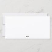 写真 - Let It Snow - シンプルな雪の結晶オーバーレイ シーズンカード (裏面)