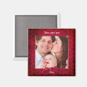 写真 | Lux Redテクスチャ写真フレーム マグネット (正面/裏面)