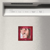 写真 | Lux Redテクスチャ写真フレーム マグネット (インサイチュ (食洗機))