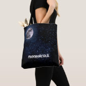 写真 – Night Sky with Full Moon +アイディア トートバッグ (クローズアップ)