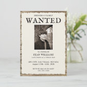 写真 & QRコード バチェラーウィークエンド 招待状 (スタンド正面)