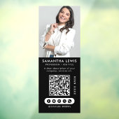 写真 QRコード | ビジネス ロゴ ウィンドウサイン (シート3)