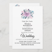 *～*写真 – RSVP - QRフローラブーケ結婚ー 招待状 (正面/裏面)