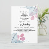 ~*写真 – RSVP - QR BOTANICAL 離れ結婚s 招待状 (スタンド正面)