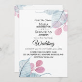 ~*写真 – RSVP - QR BOTANICAL 離れ結婚s 招待状 (正面/裏面)