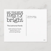 写真 – Santa Claus – 今シーズンすてき シーズンポストカード (裏面)