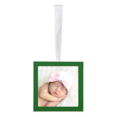 写真ABCは誕生Statsの記念品を妨げます キューブオーナメント (右)