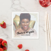 写真Any Age Birthday Partyナプキンス スタンダードカクテルナプキン (インサイチュ)