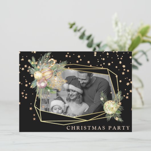 *~*写真AP20ファミリー企業のクリスマスパーティー 招待状 (スタンド正面)