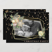 *~*写真AP20ファミリー企業のクリスマスパーティー 招待状 (正面/裏面)