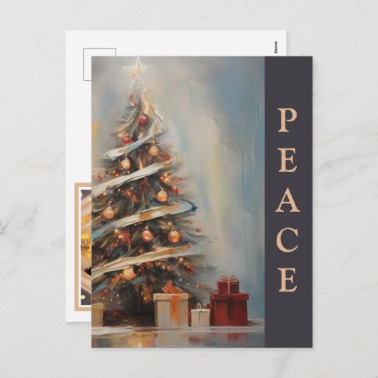 *~*写真AP44ヴィンテージソフトマジカルクリスマス シーズンポストカード (正面/裏面)