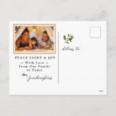 *~*写真AP44ヴィンテージパステルマジカルクリスマス シーズンポストカード (裏面)