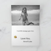 *~*写真AP86 I LOVE YOU PAPA Father's Day Card サンキューカード (内部)