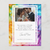 写真GIFTカードEthereal開花 エンクロージャーカード (裏面)