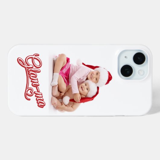 写真Glamma赤/白 Case-Mate iPhoneケース (裏面 (横))