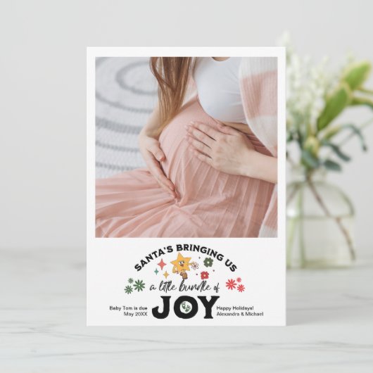 写真Groovyクリスマス妊娠の発表 シーズンカード (スタンド正面)