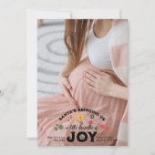 写真Groovyクリスマス妊娠の発表 シーズンカード (正面)