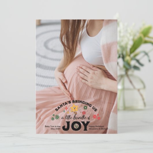写真Groovyクリスマス妊娠の発表 シーズンカード (スタンド正面)