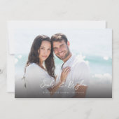 写真H MOD Chic 8 Save the Date 招待状 (正面)