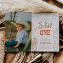 写真How the West was One誕生日招待状