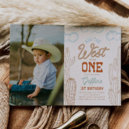 写真How the West was One誕生日招待状 招待状