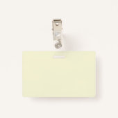 写真IDを持つビジネスバッジテンプレート バッジ (裏面クリップ)