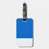 写真IDカードブルーベルト荷物タグ ラゲッジタグ (裏面縦)