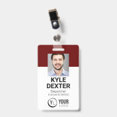 写真IDバッジ バッジ (正面 （クリップ付）)