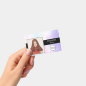 写真IDホログラフィック会社のロゴセキュリティ バッジ (Handheld)