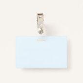 写真ID付きビジネスバッジテンプレート バッジ (裏面クリップ)