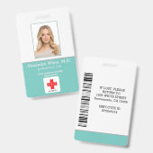 写真ID従業員病院医療プロフェッショナル バッジ (Front & Back)