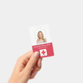 写真ID従業員病院医療プロフェッショナル バッジ (Handheld)