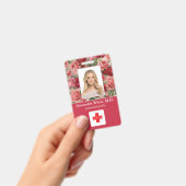 写真ID従業員病院医療プロフェッショナル バッジ (手持ち)