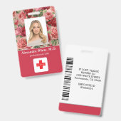 写真ID従業員病院医療プロフェッショナル バッジ (正面＆裏面)