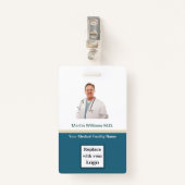 写真ID病院医療プロフェッショナル名バッジ バッジ (正面クリップ)