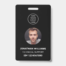 写真ID QRコード 会社ロゴ スタッフ名 職位 バッジ