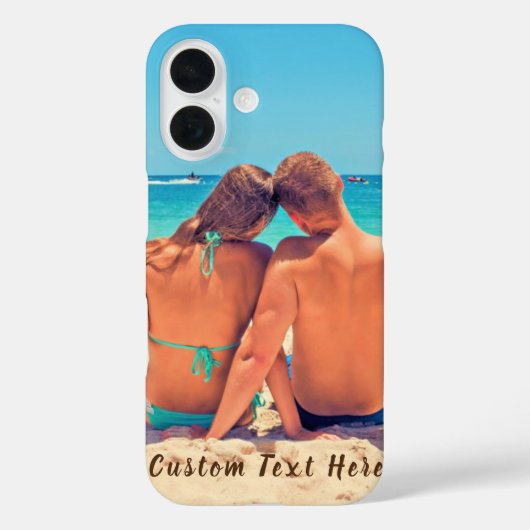 写真iPhoneケースとカスタム文字 Case-Mate iPhoneケース (裏面)