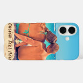 写真iPhoneケースとカスタム文字 Case-Mate iPhoneケース (裏面 (横))