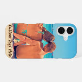 写真iPhoneケースとカスタム文字 iPhone 16ケース (裏面横)