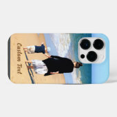写真iPhoneケースカスタム文字パーソナライズされた iPhoneケース (裏面横)