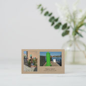 写真Kraft名刺 名刺 (スタンド正面)