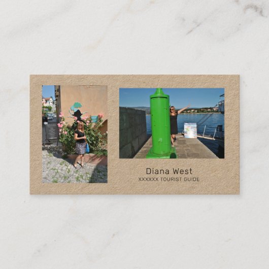 写真Kraft名刺 名刺 (正面)