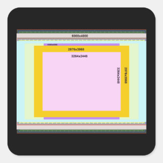 写真L四角ステッカー スクエアシール
