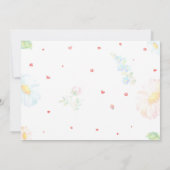 写真Ladybug 1st birthday invitation夏のパーティー 招待状 (裏面)