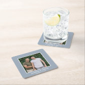 写真LGBTQ結婚の スクエアペーパーコースター (インサイチュ)