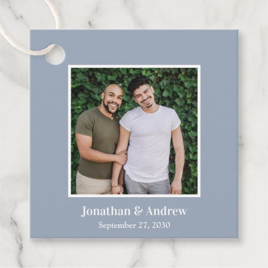 写真LGBTQ結婚の フェイバータグ (正面)