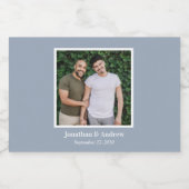 写真LGBTQ結婚の リキュールボトルラベル (シングルラベル)