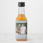 写真LGBTQ結婚の リキュールボトルラベル (正面)
